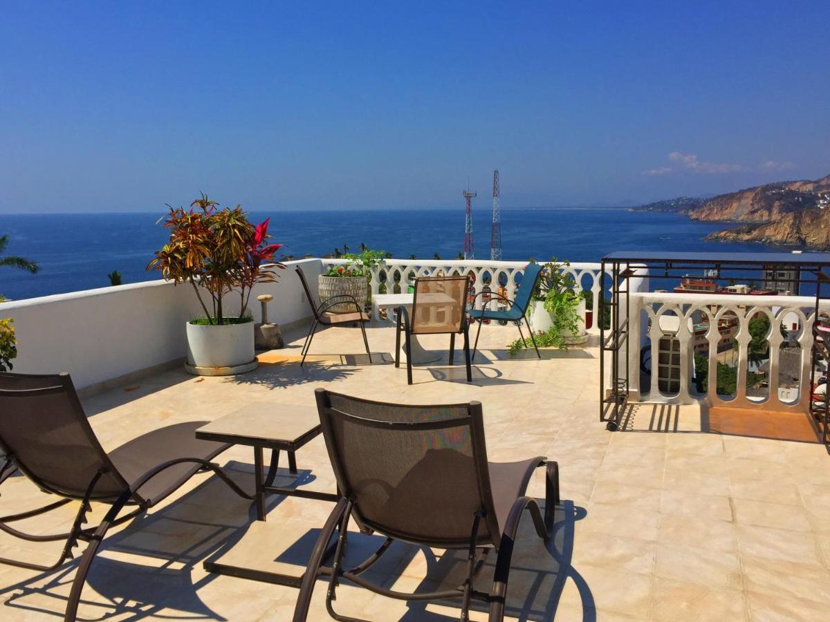 アカプルコ Penthouse Vlm Gran Terraza 200 Metros Vista Inmejorable Piscina Giganteヴィラ エクステリア 写真